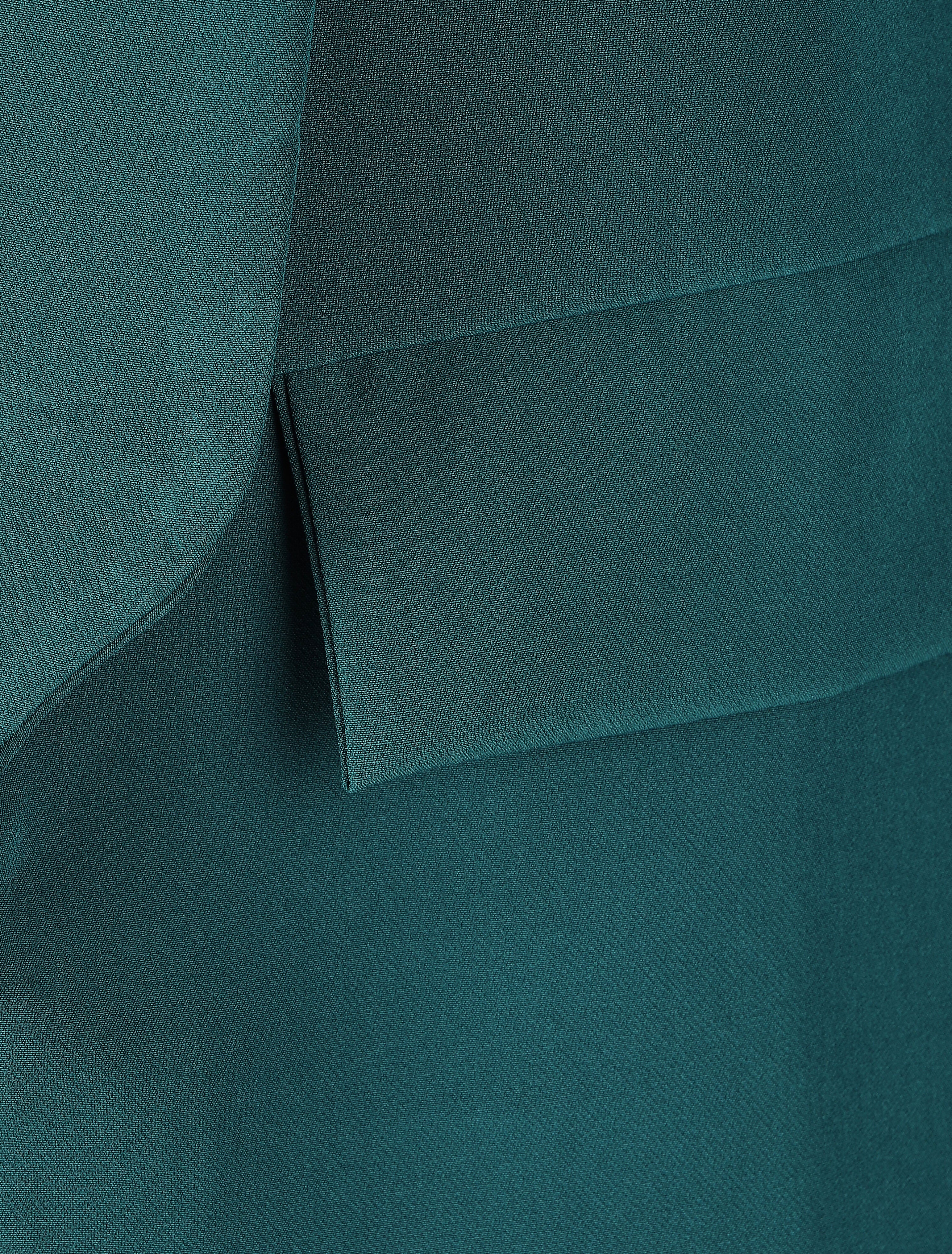 Blazer long à col châle - Vert - 3