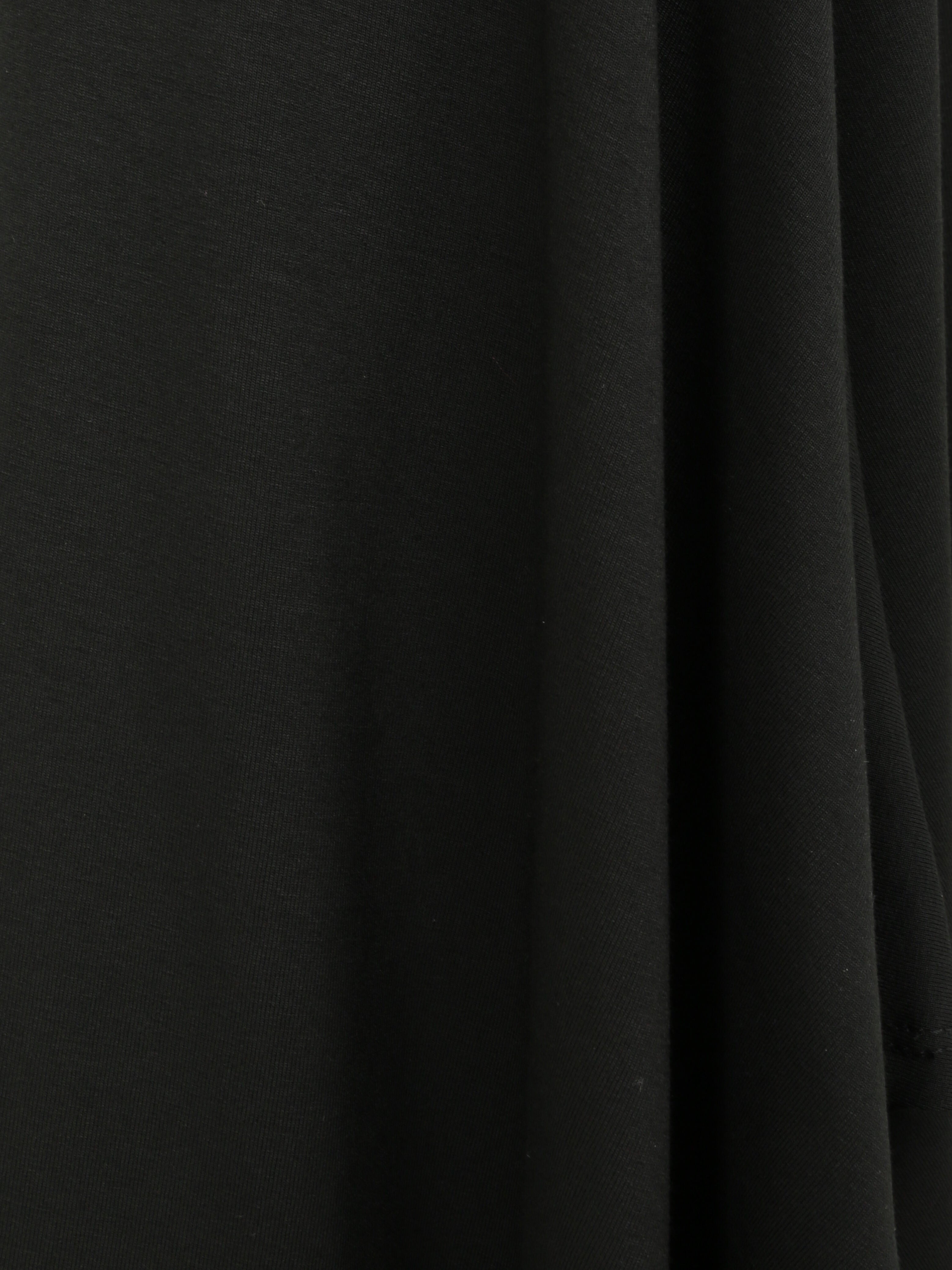 Pantalon ample à bords asymétriques - Noir - 4