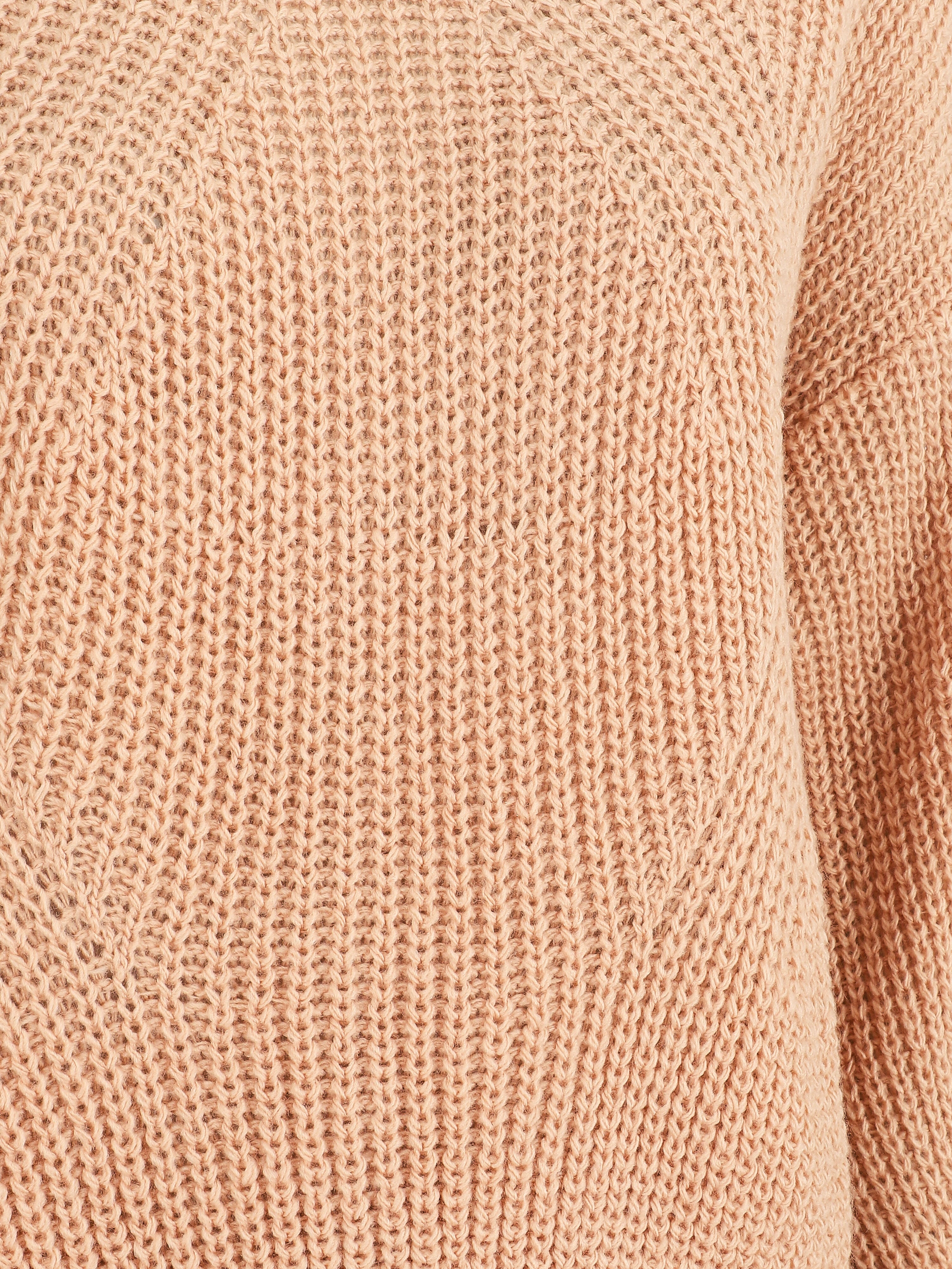 Pull loose à col bateau - Rose - 3