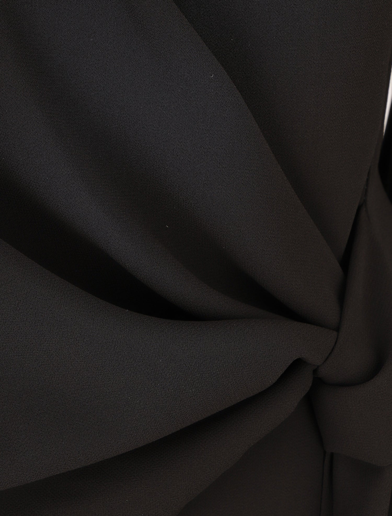 Blouse en voile style portefeuille - Noir - 3