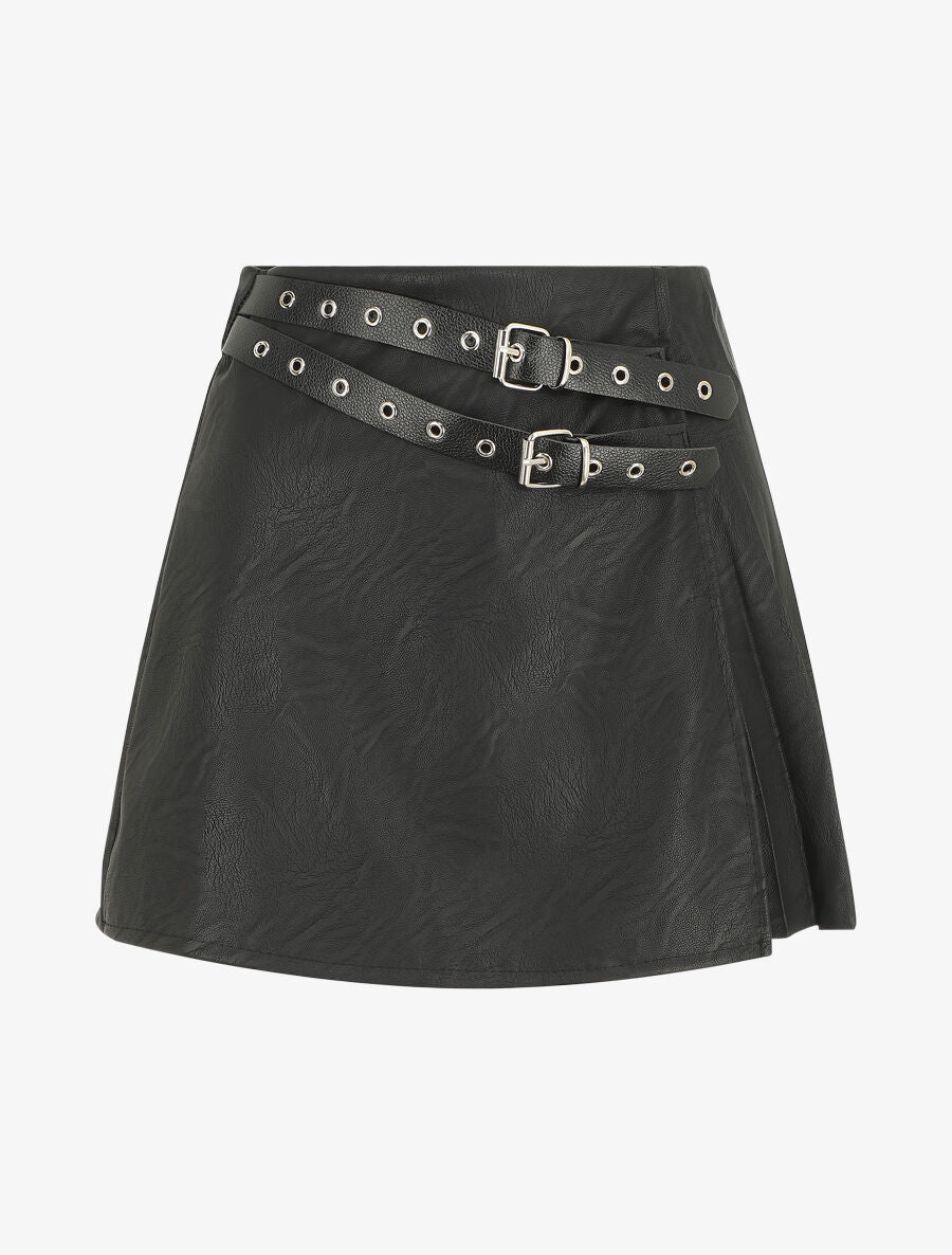 Short en simili trompe l&