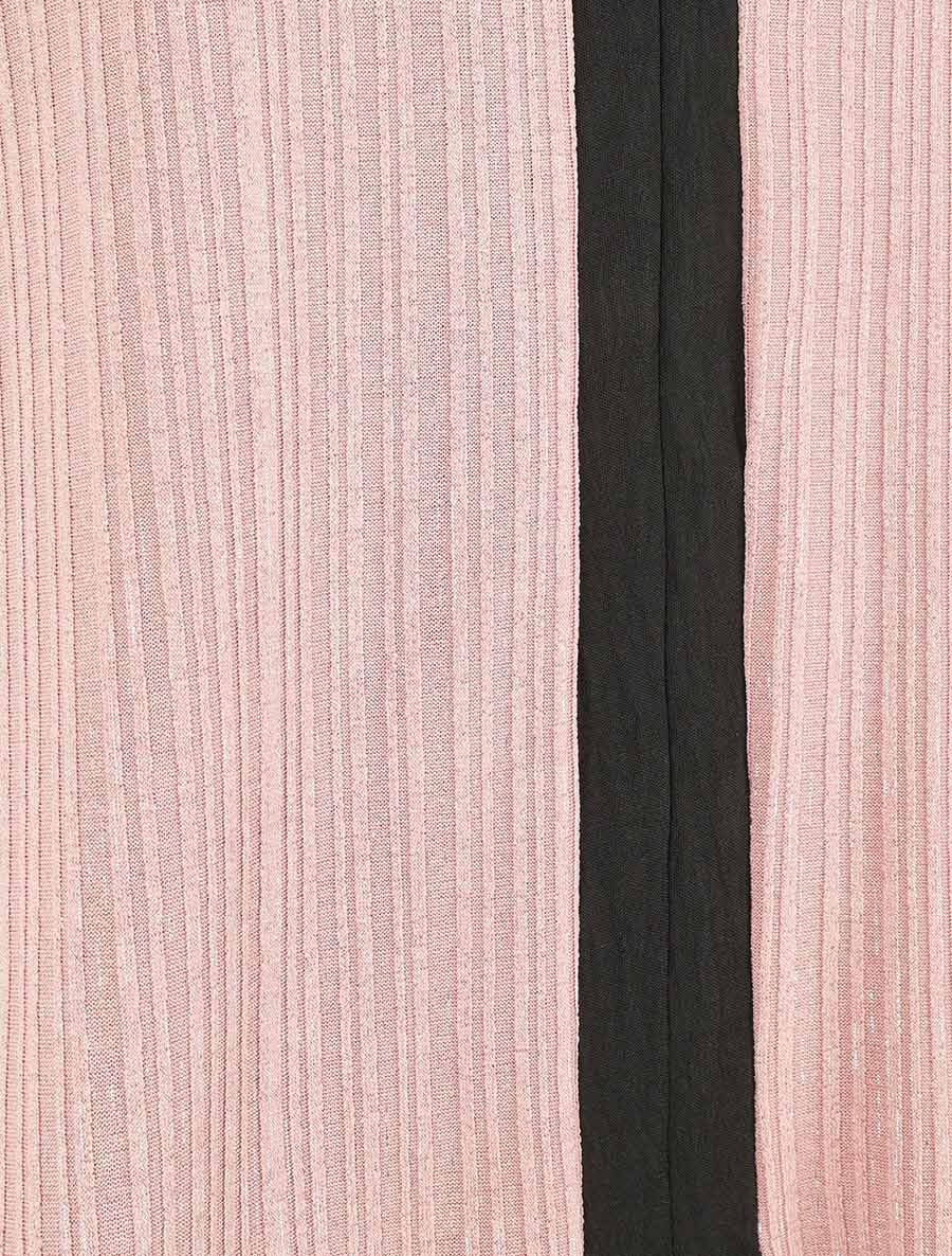 Top sans manches droit irisé - Rose - 3