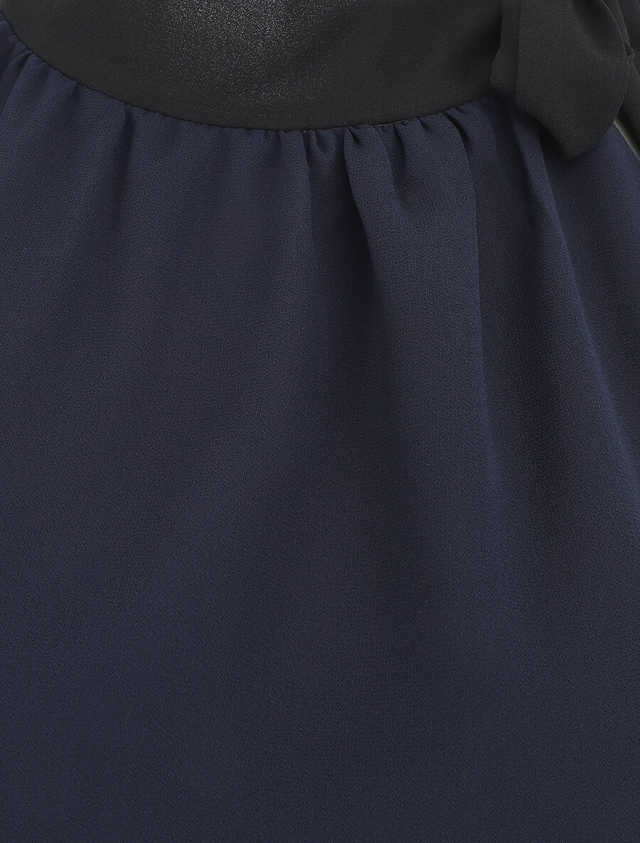 Top en voile sans manches - Marine - 3