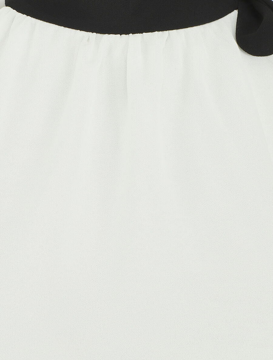Top en voile sans manches - Blanc - 3