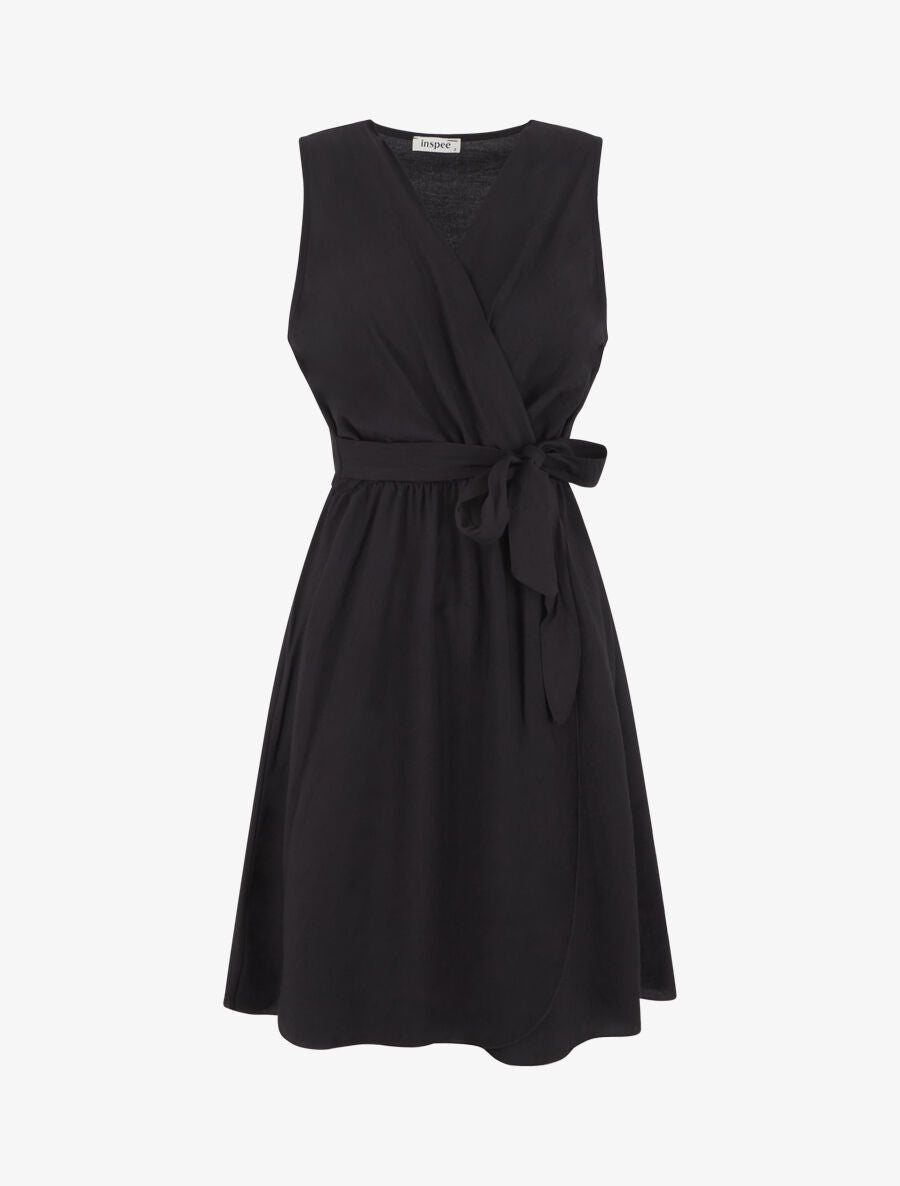 Robe effet portefeuille - Noir - 5