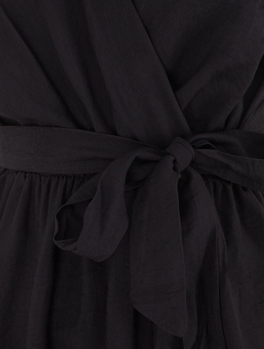 Robe effet portefeuille - Noir - 3