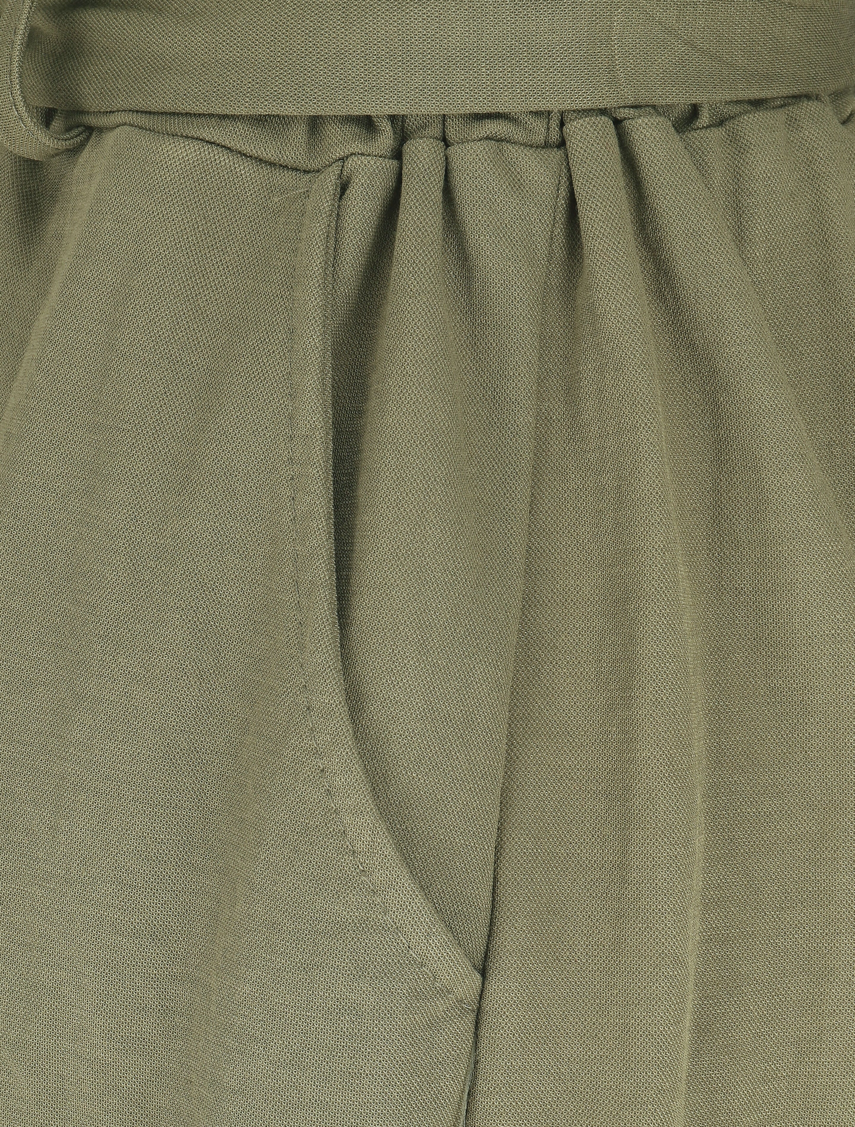 Short évasé taille haute - Kaki - 3