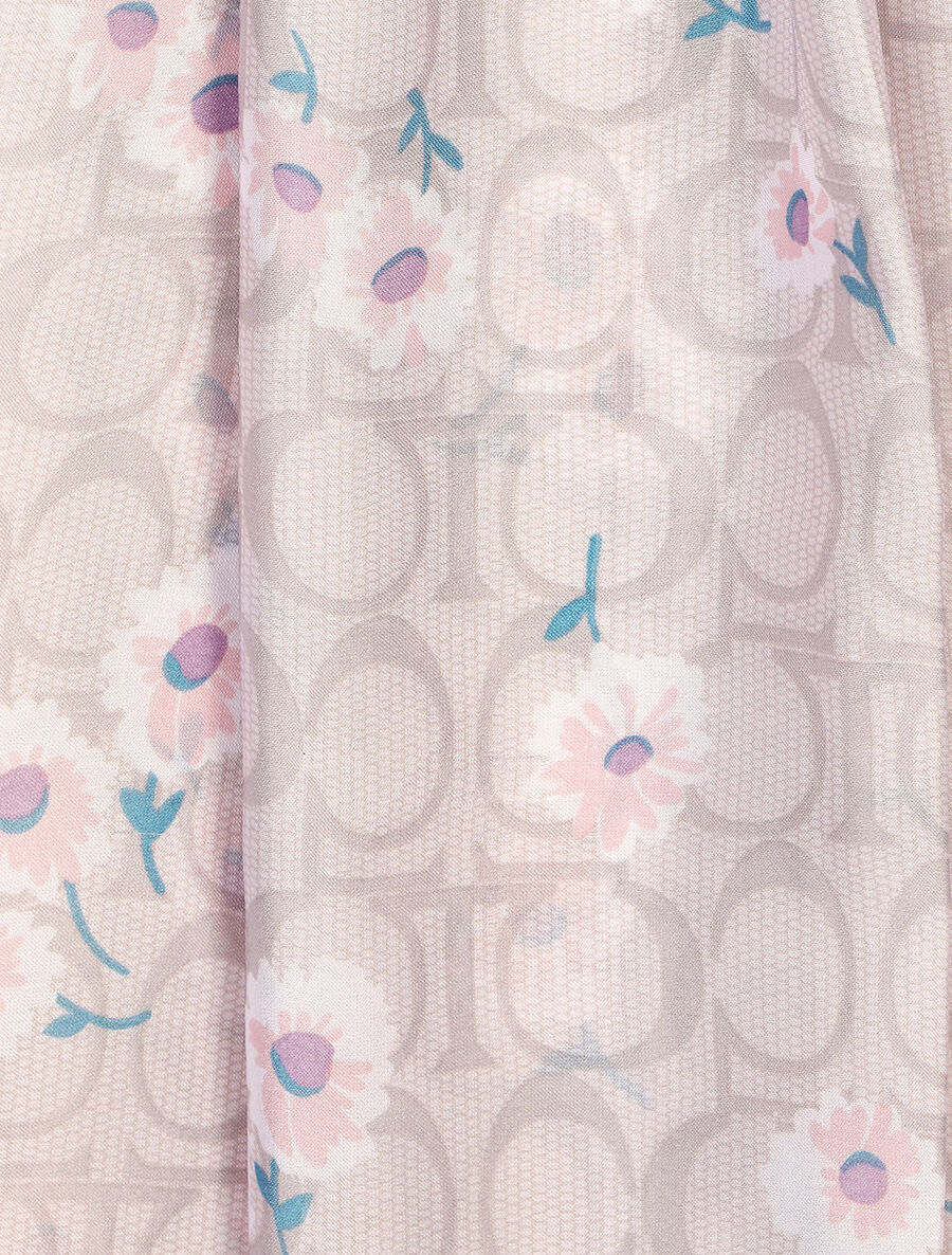 Foulard imprimé pâquerettes - Gris - 3