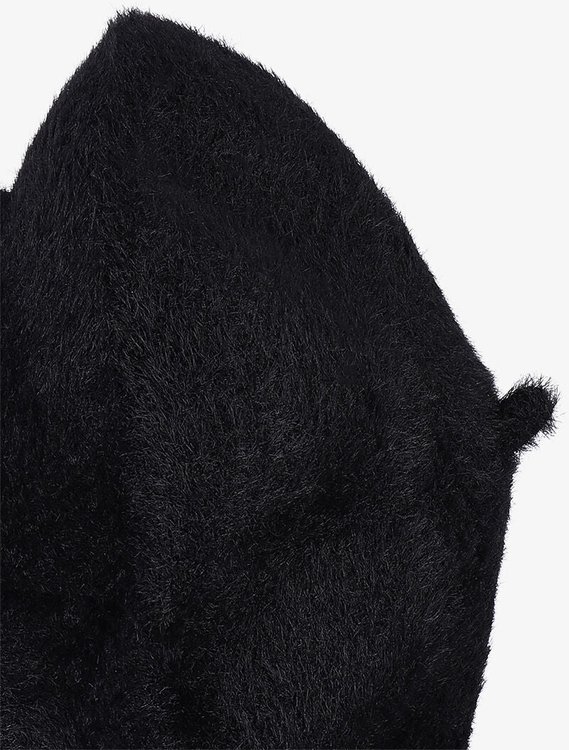 Béret duveteux - Noir - 2