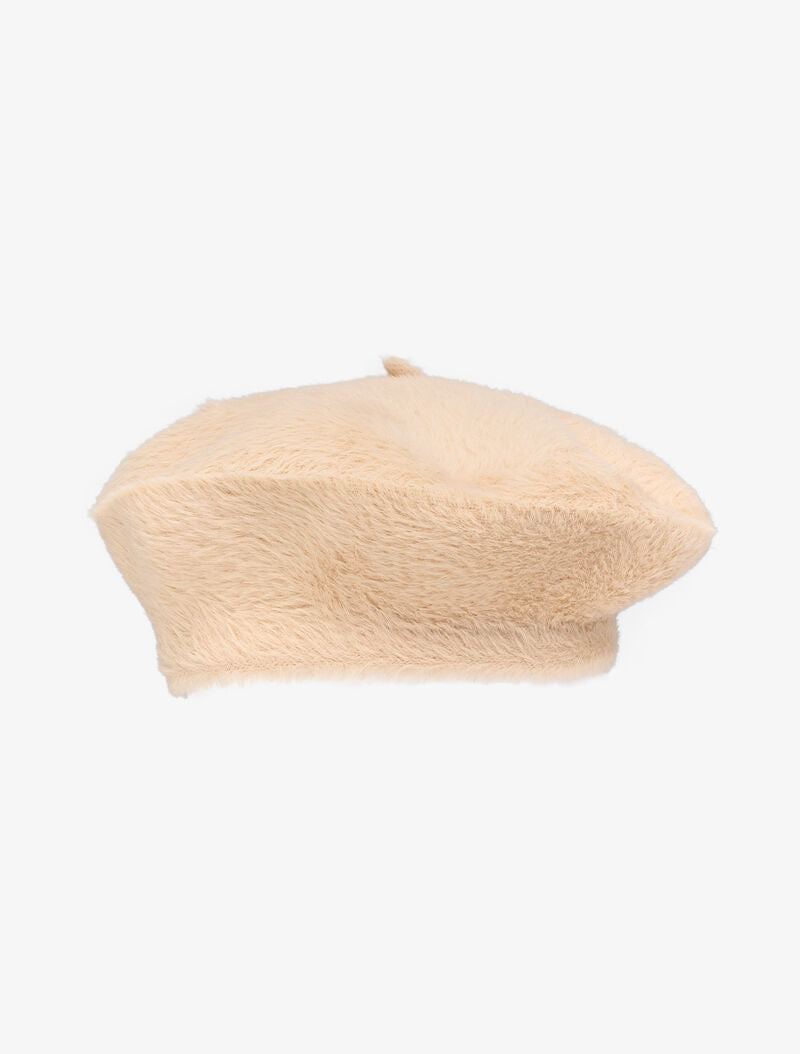 Béret duveteux - Beige - 1