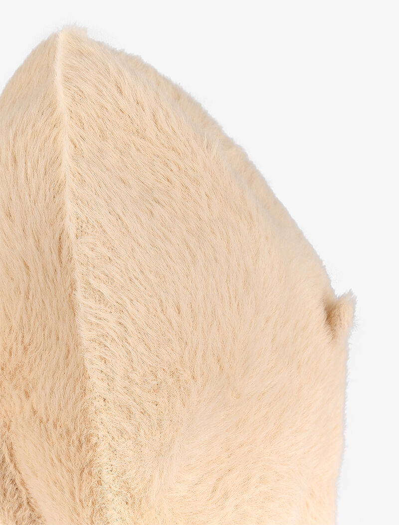 Béret duveteux - Beige - 2