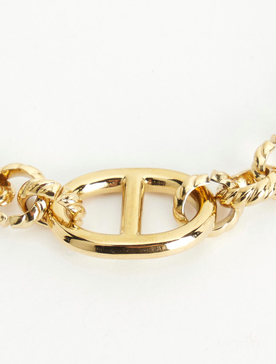 Bracelet en chaîne fantaisie torsadée - Or - 3