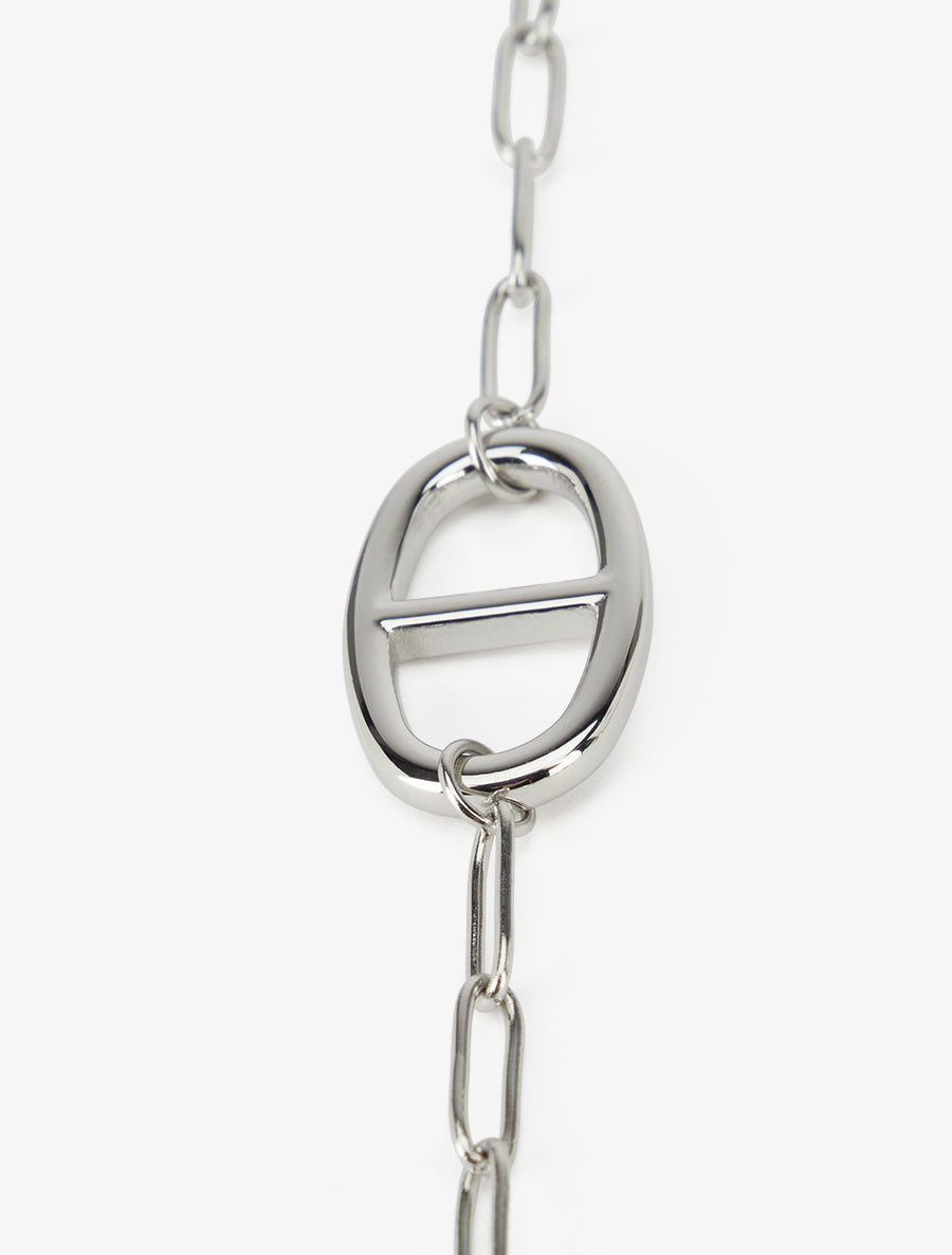 Sautoir à grands maillons marins - Argent - 3
