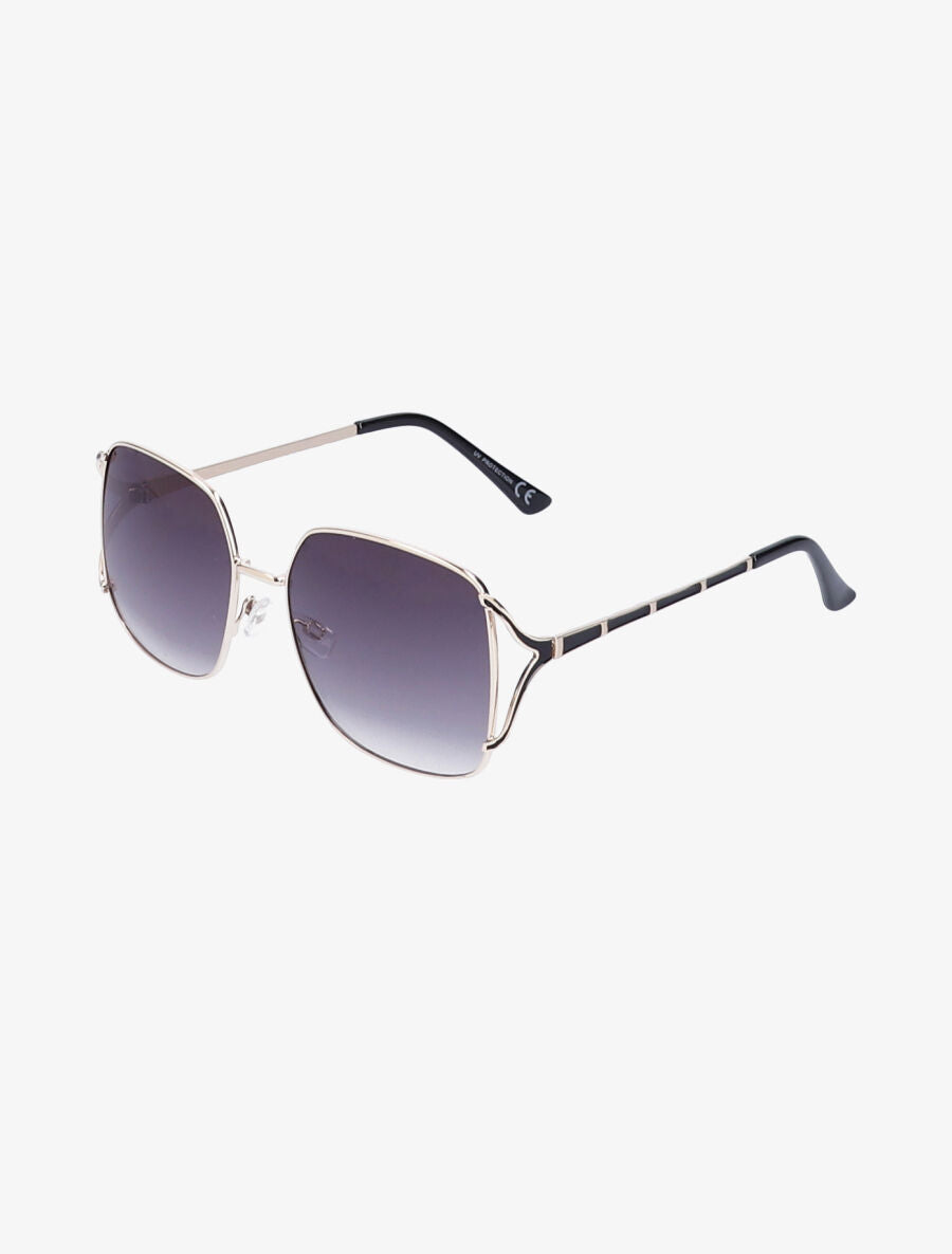 Lunettes carrées fumées - Noir - 1