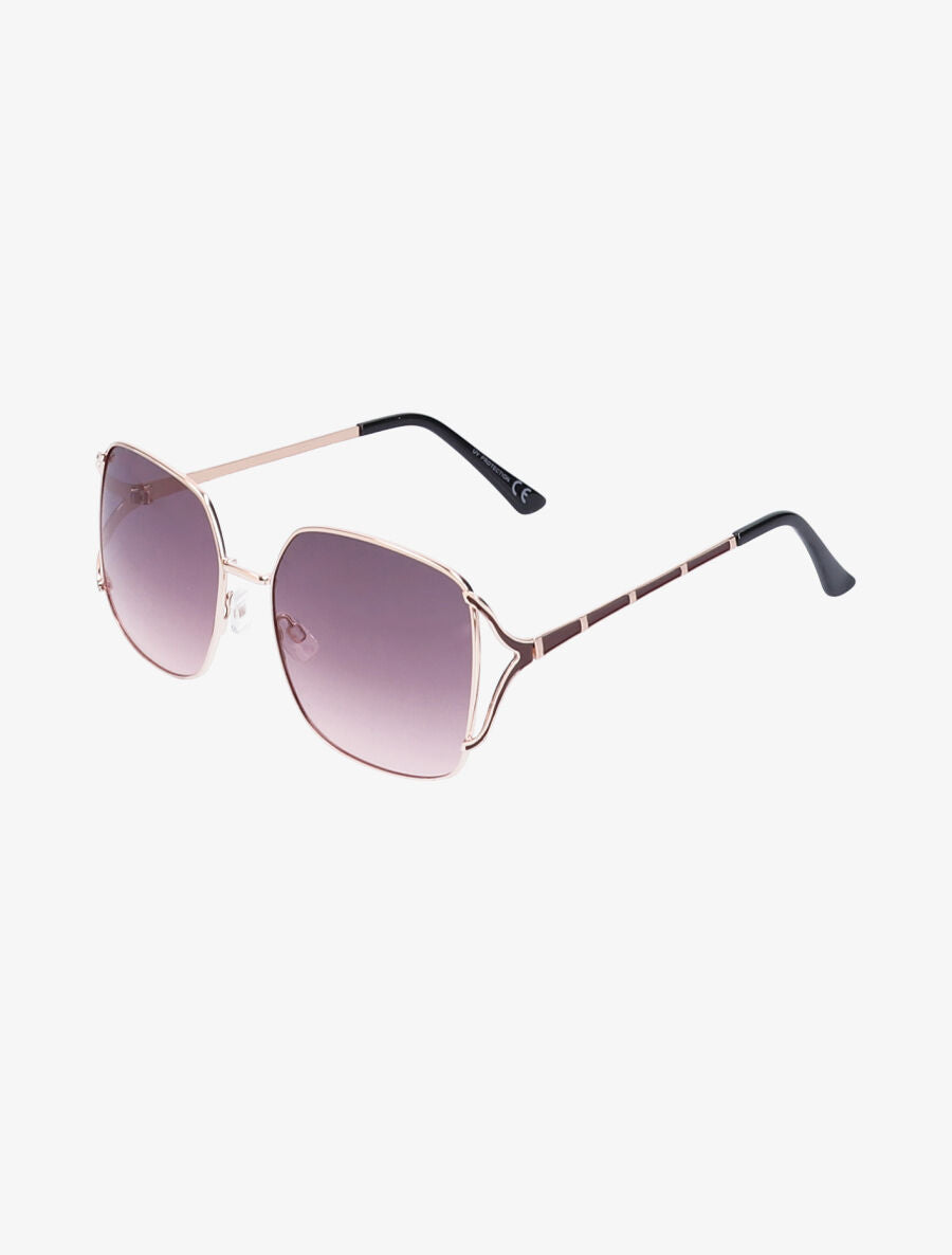 Lunettes carrées fumées - Violet - 1
