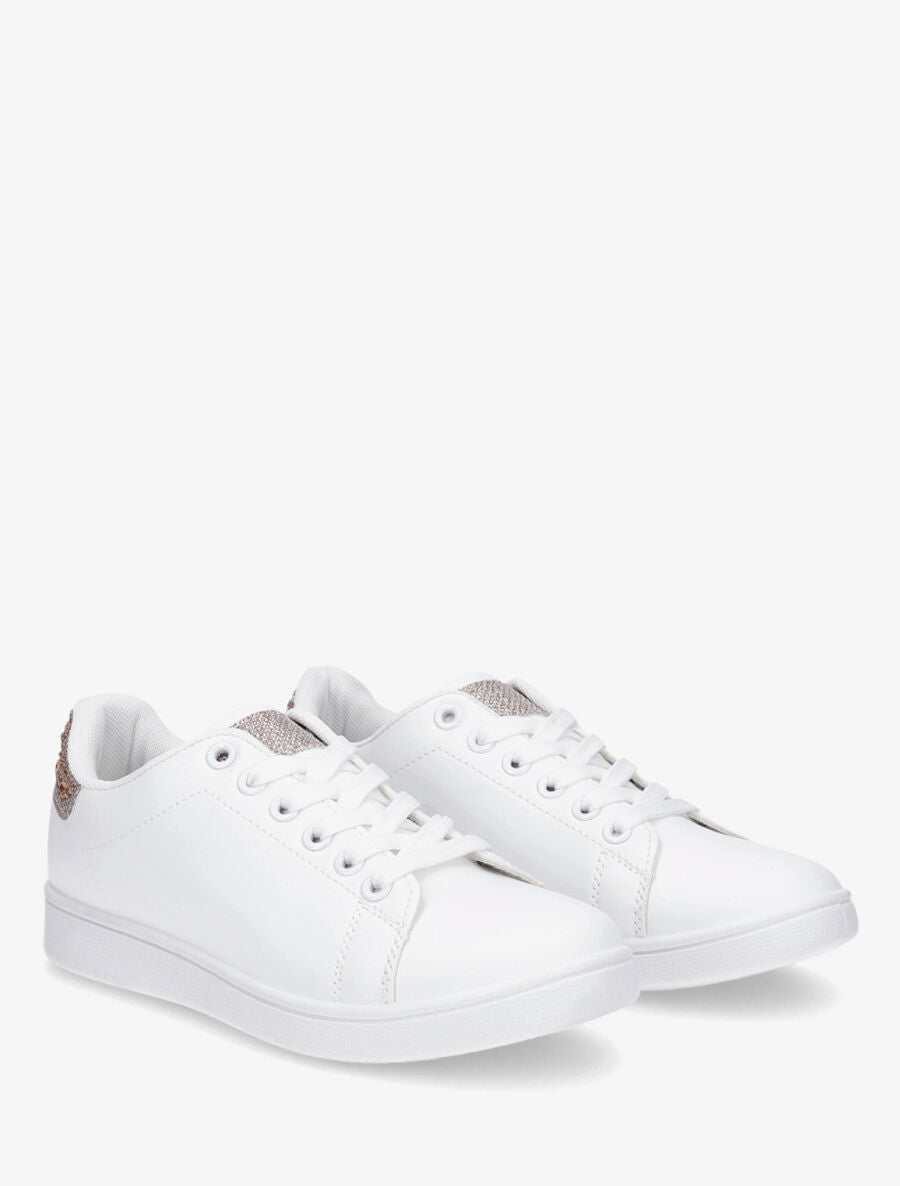 Baskets à contrefort à strass - Rose gold - 4