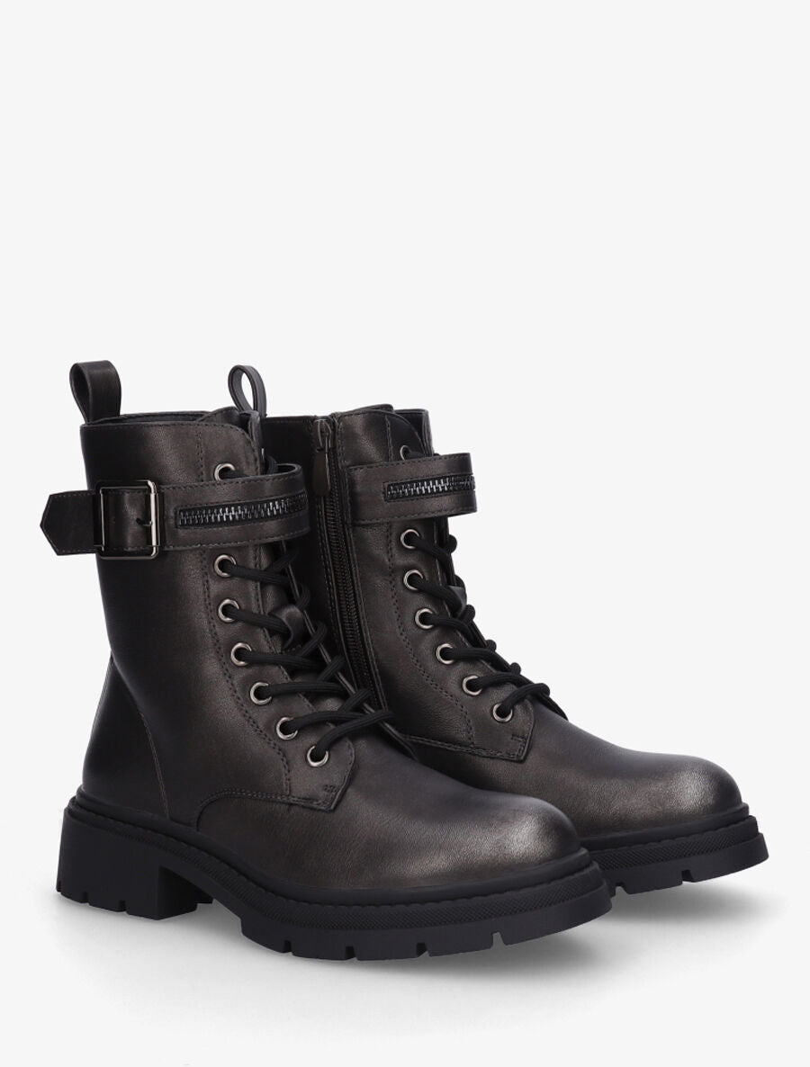 Bottines montantes à lacets - Gun - 4