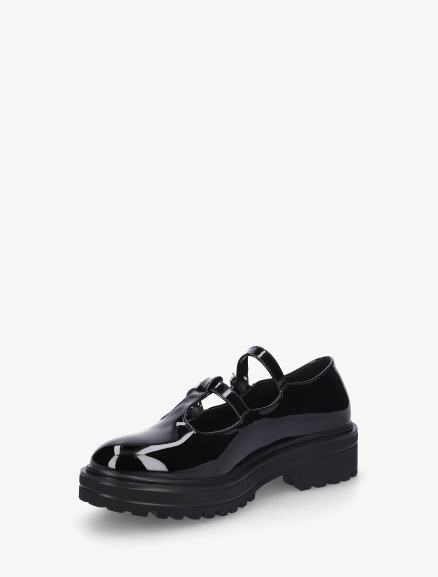 Derbies ajourés à boucles - Noir - 3
