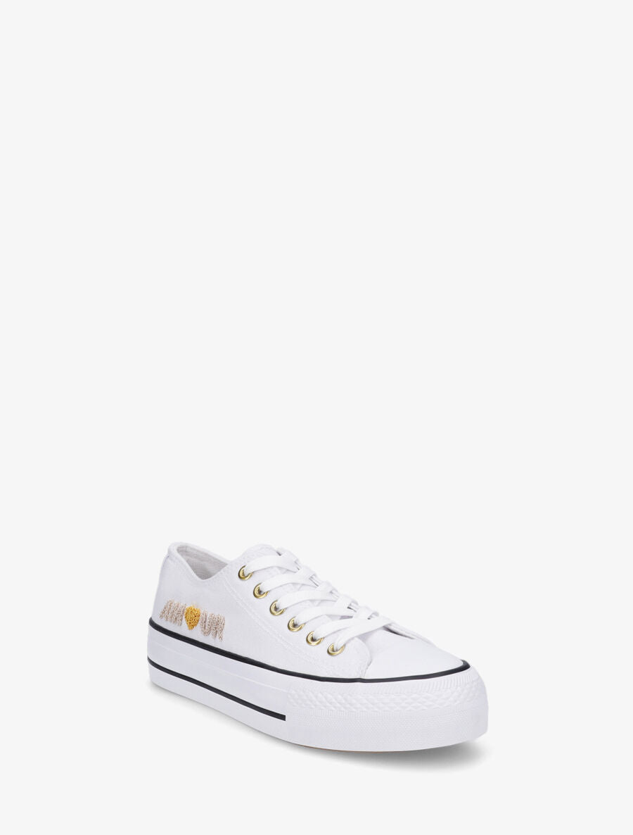 Tennis basse amour - Blanc - 2