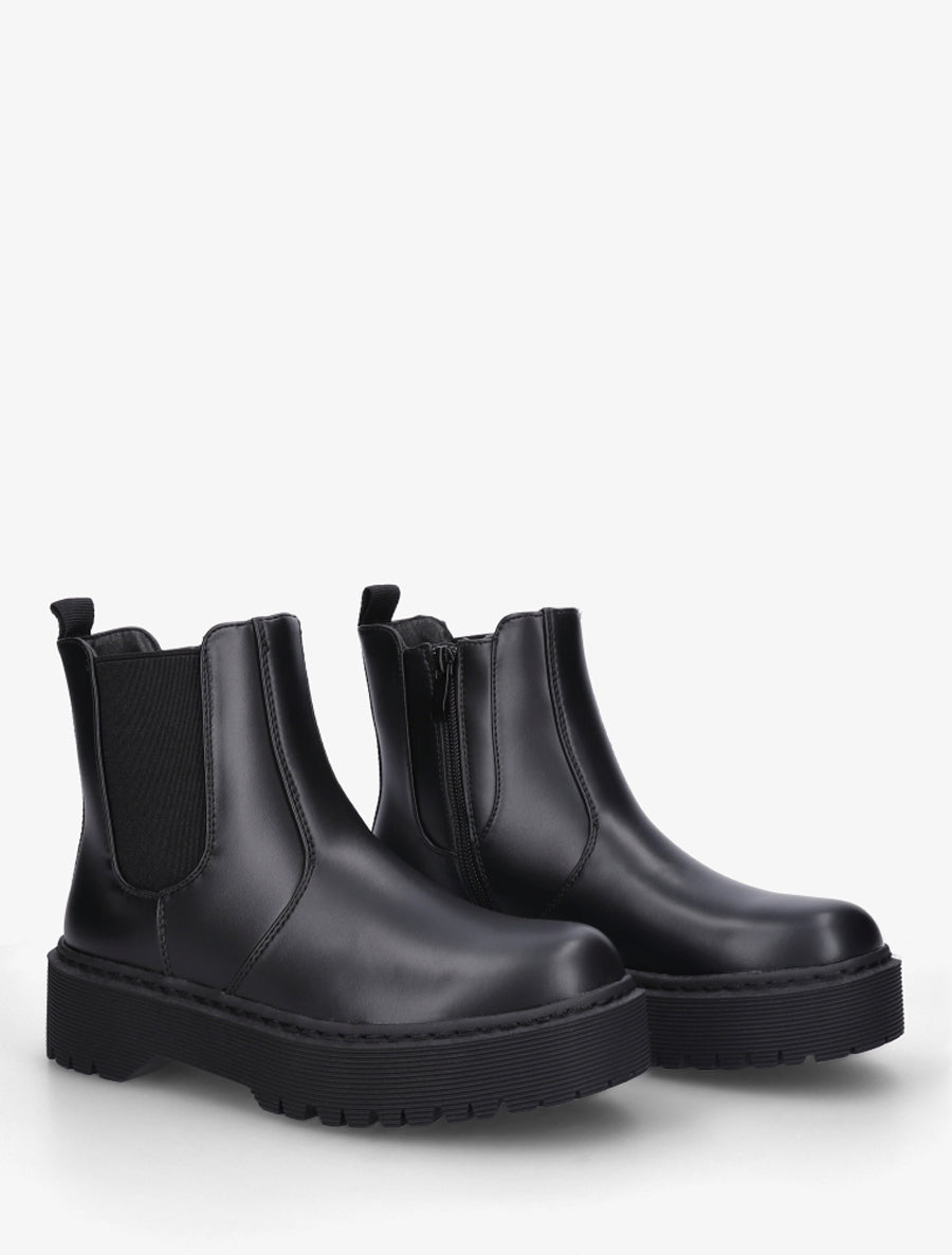 Bottines style chelsea - Noir - 4