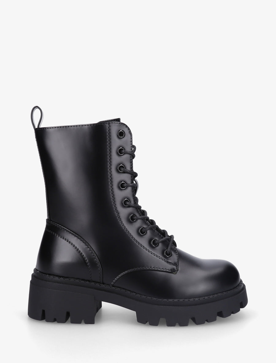 Bottines à lacets - Noir - 1