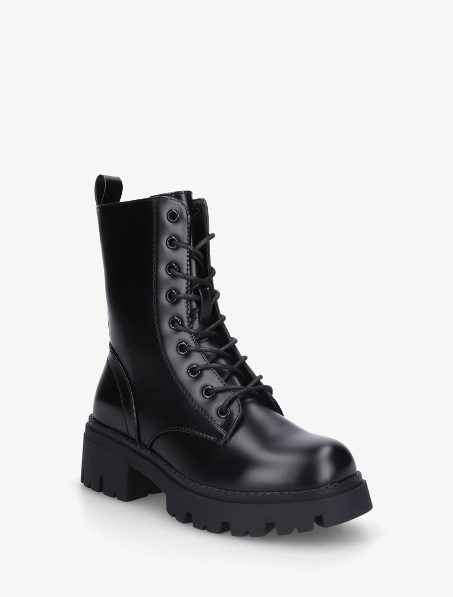 Bottines à lacets - Noir - 2