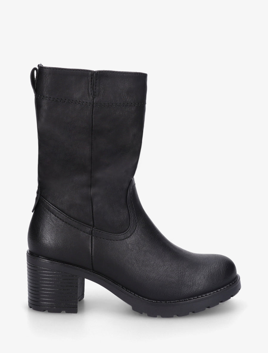 Bottines montantes classiques - Noir - 1