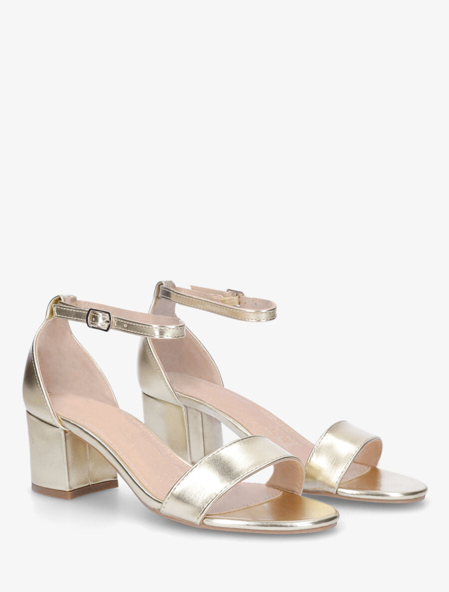 Sandales à bride basique - Or - 4
