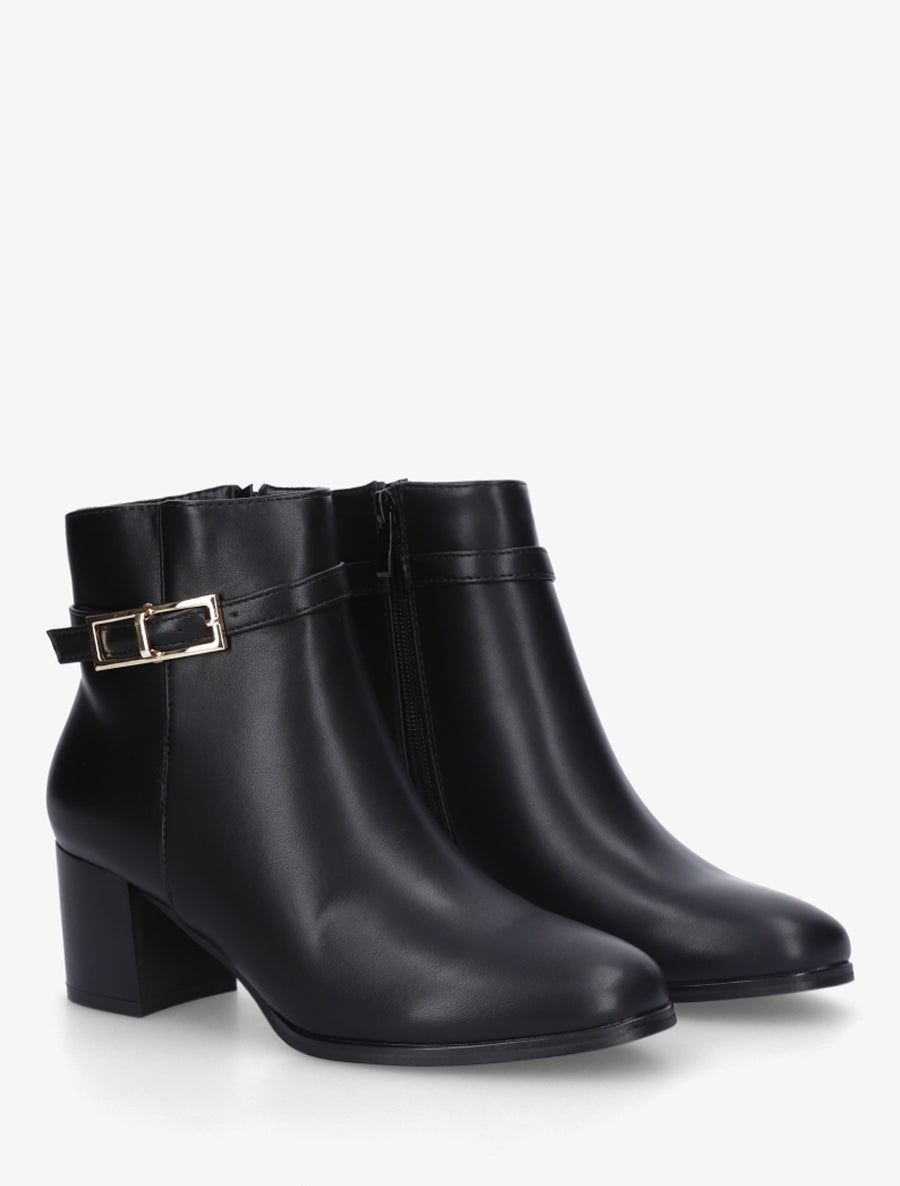 Bottines classiques à boucle - Noir - 4