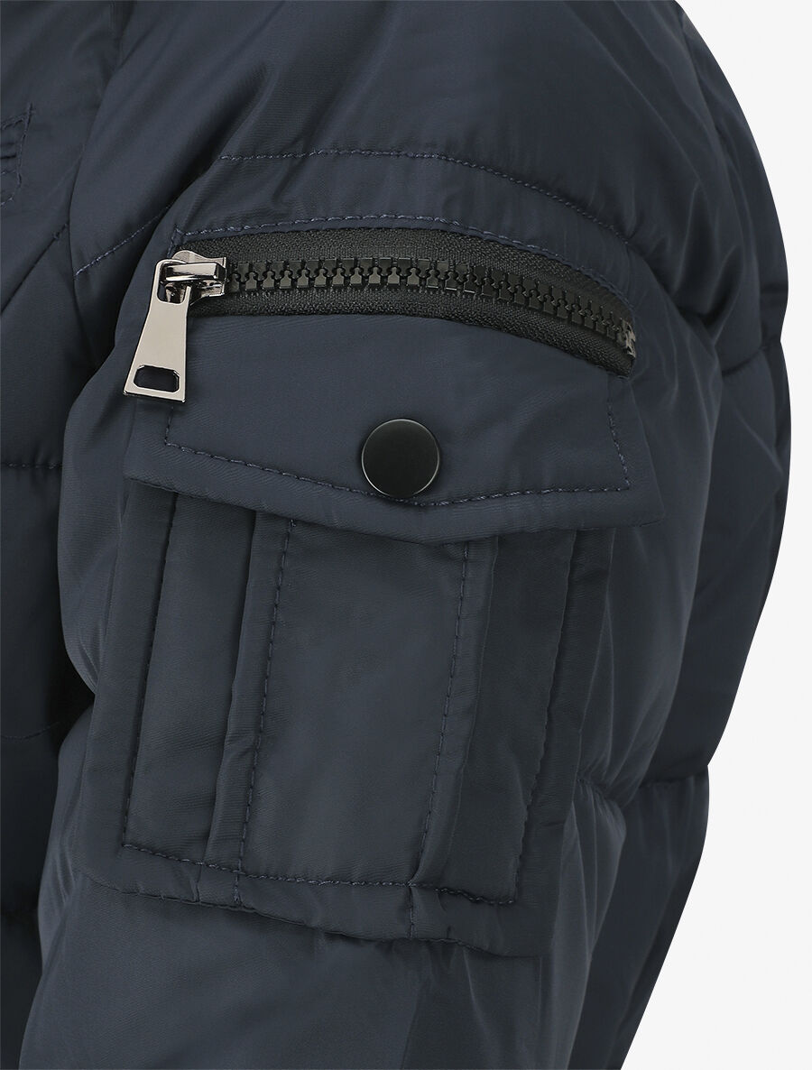 Doudoune à poche boutonnée à l&