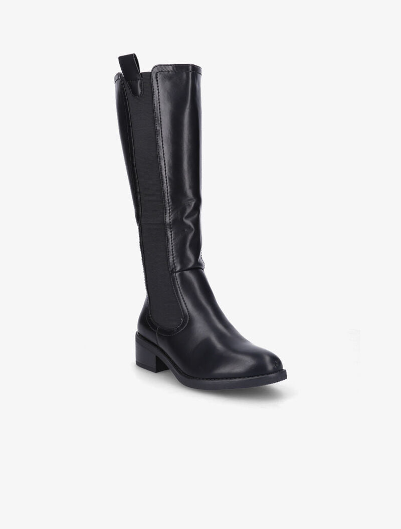 Bottes cavalières élastiquées - Noir - 2