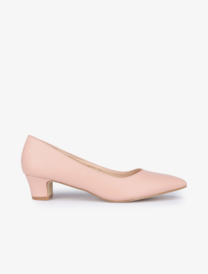 Escarpins à petits talons - Rose - 2