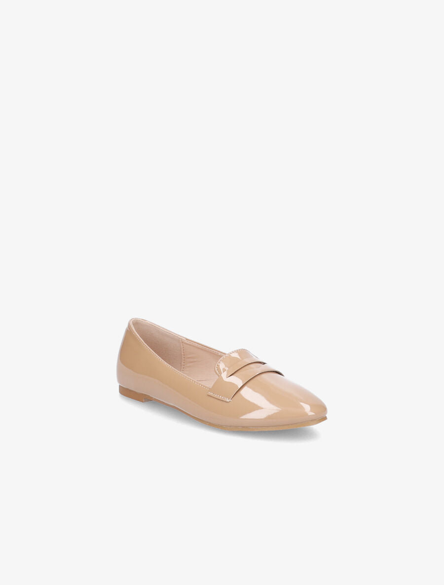 Slippers vernis - Beige - 2