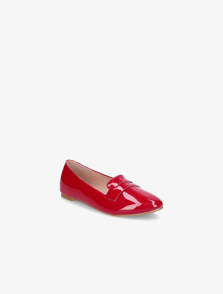 Slippers vernis - Rouge - 2