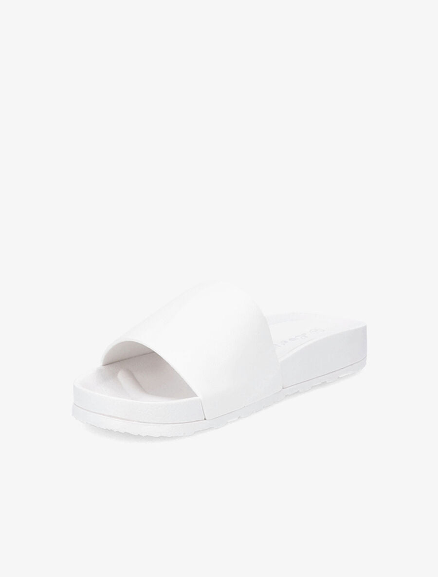 Claquettes classiques en simili - Blanc - 3
