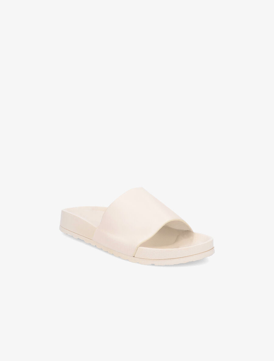 Claquettes classiques en simili - Beige - 5