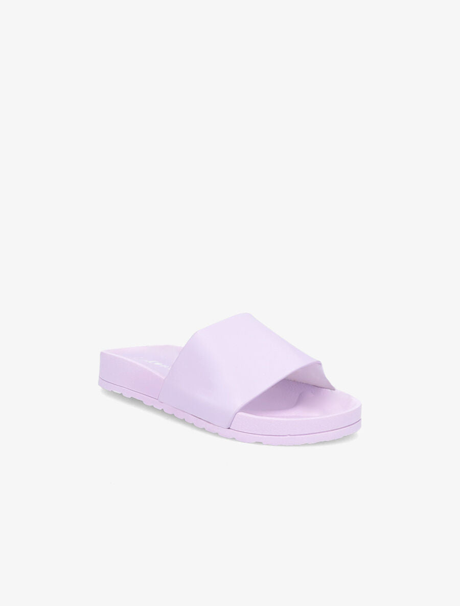 Claquettes classiques en simili - Lilas - 1
