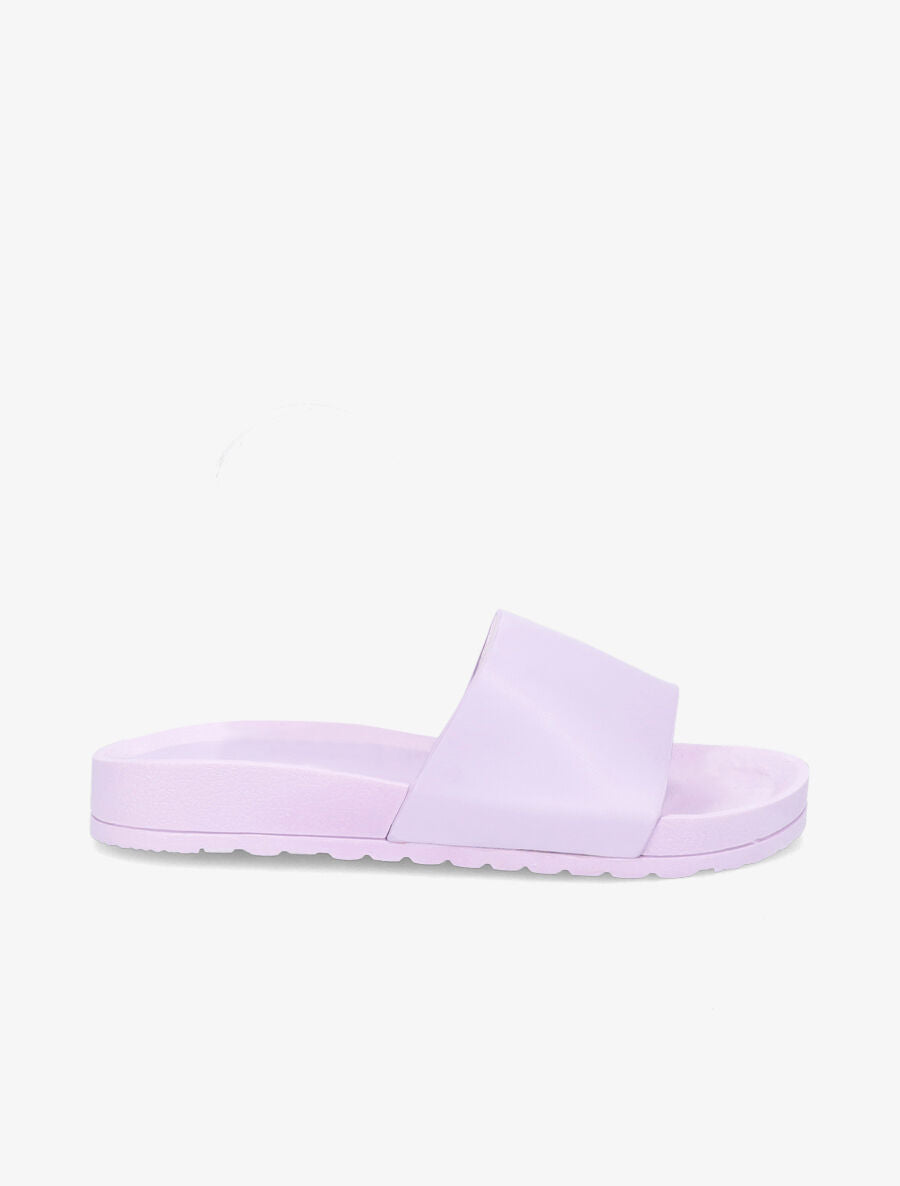 Claquettes classiques en simili - Lilas - 2