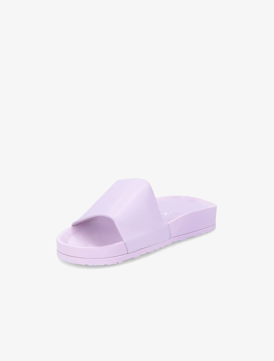 Claquettes classiques en simili - Lilas - 3