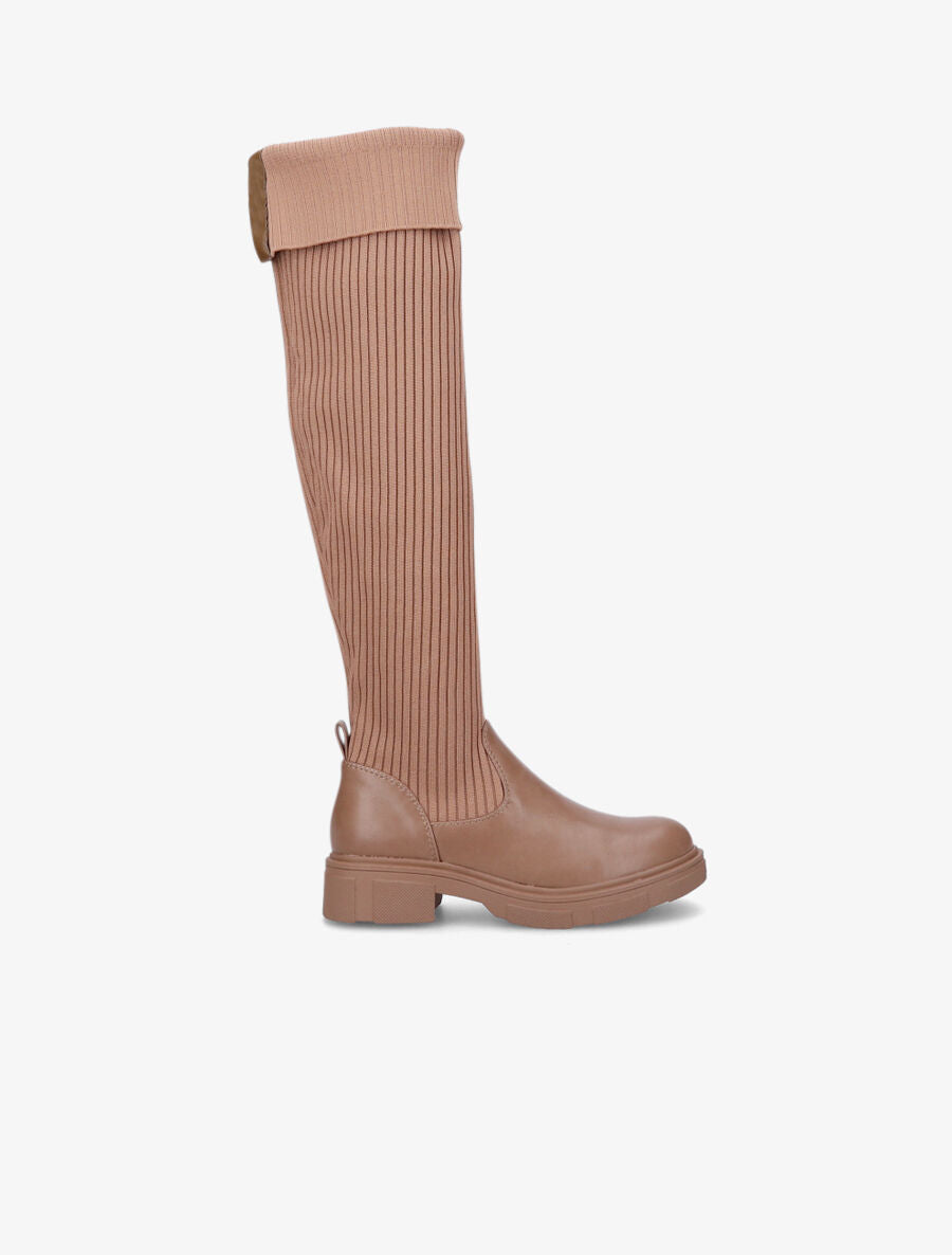 Cuissardes côtelées - Taupe - 5