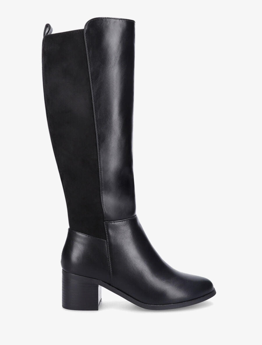 Bottes à contrefort suédé - Noir - 1