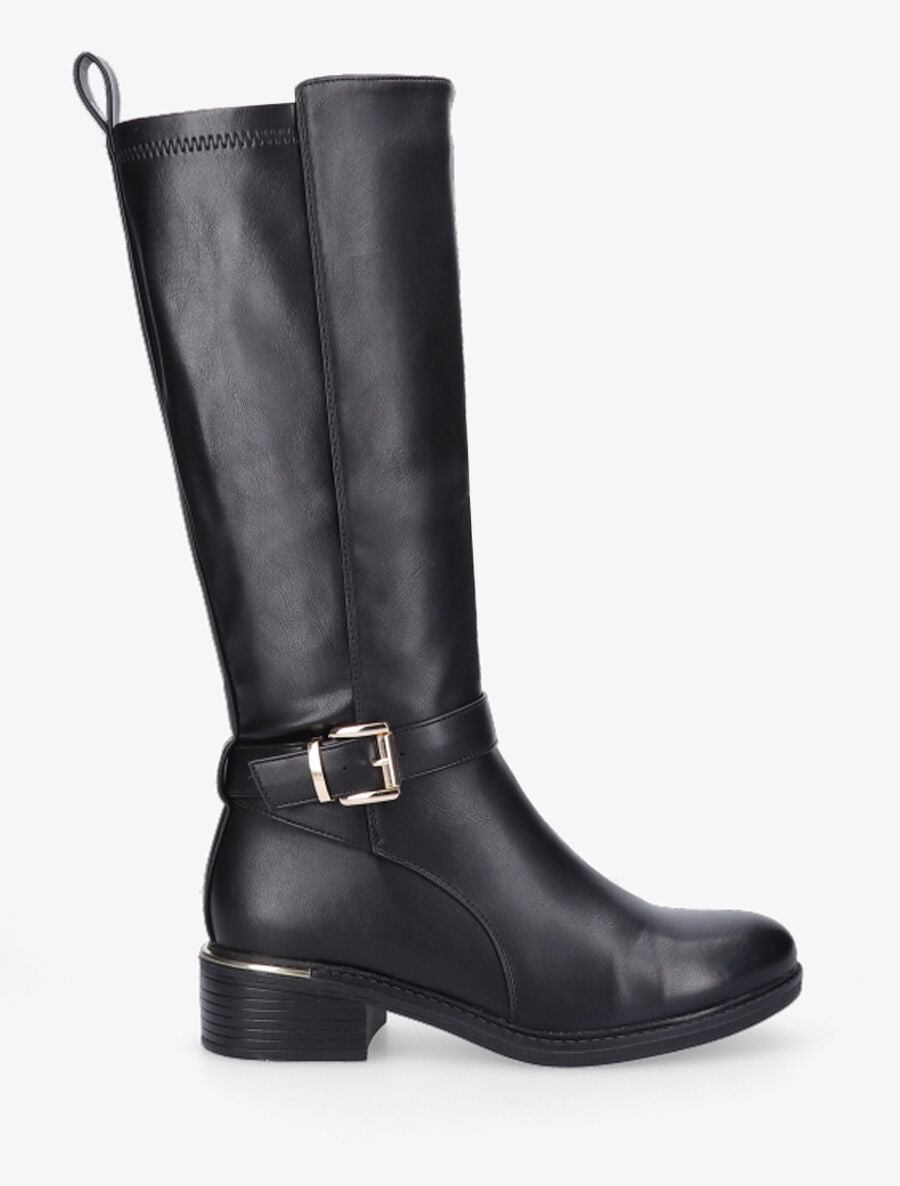 Bottes classiques à empiècement métallique - Noir - 5