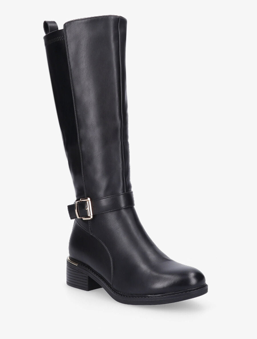 Bottes classiques à empiècement métallique - Noir - 2