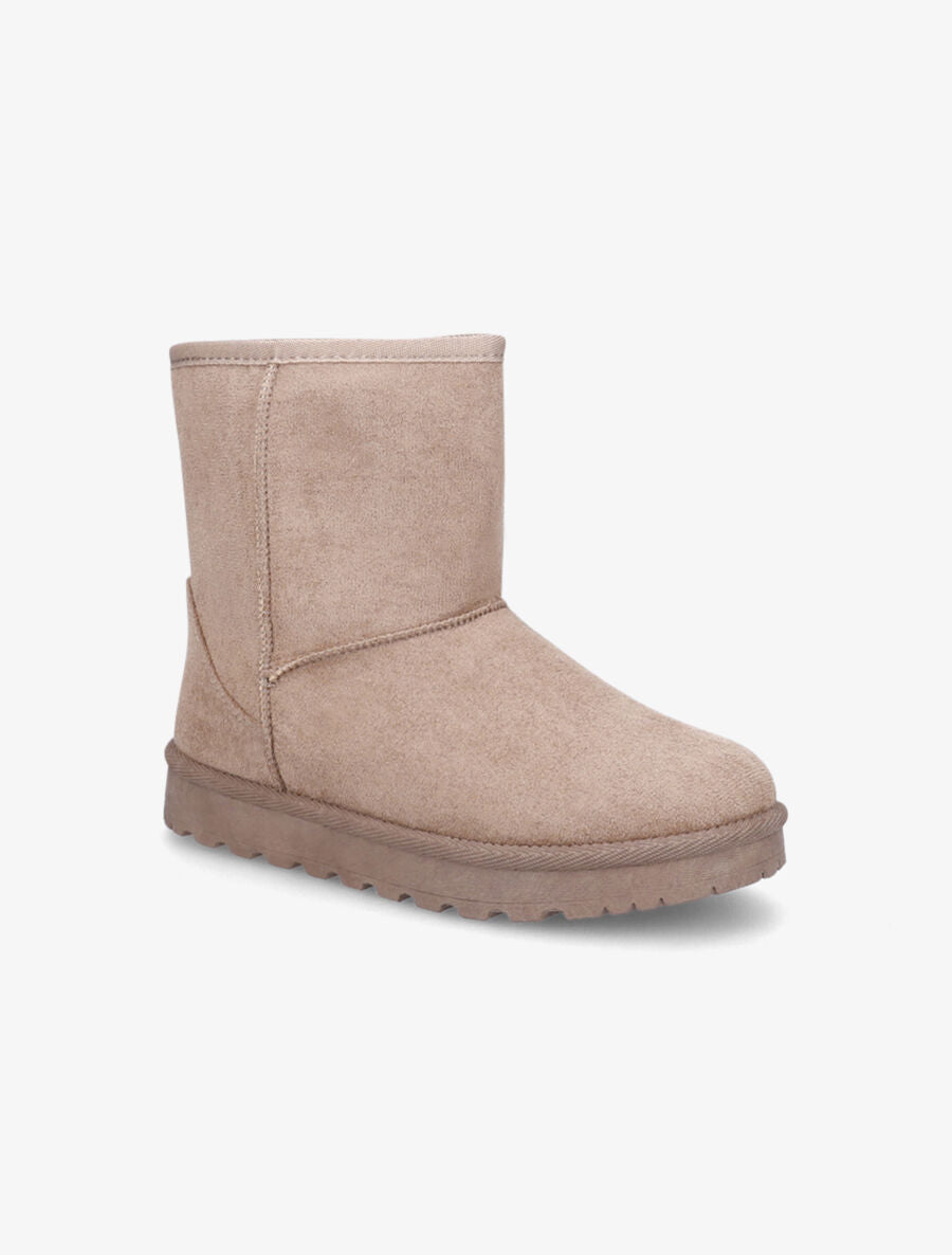 Boots fourrées en suédine - Taupe - 2