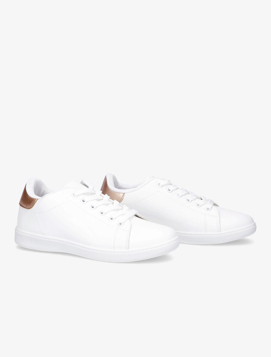 Tennis basique contrefort contrastant - Rose gold - 4