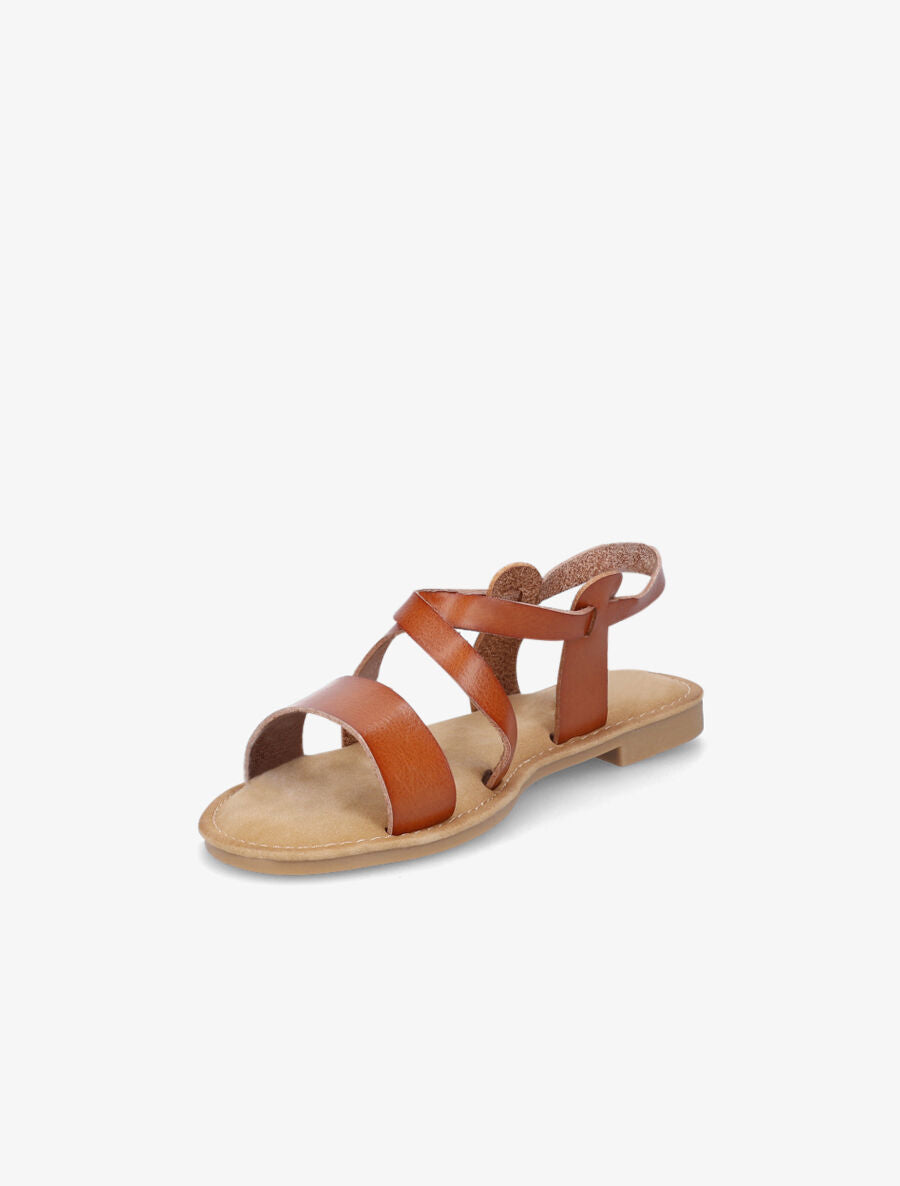 Nu-pieds en simili classiques - Camel - 3