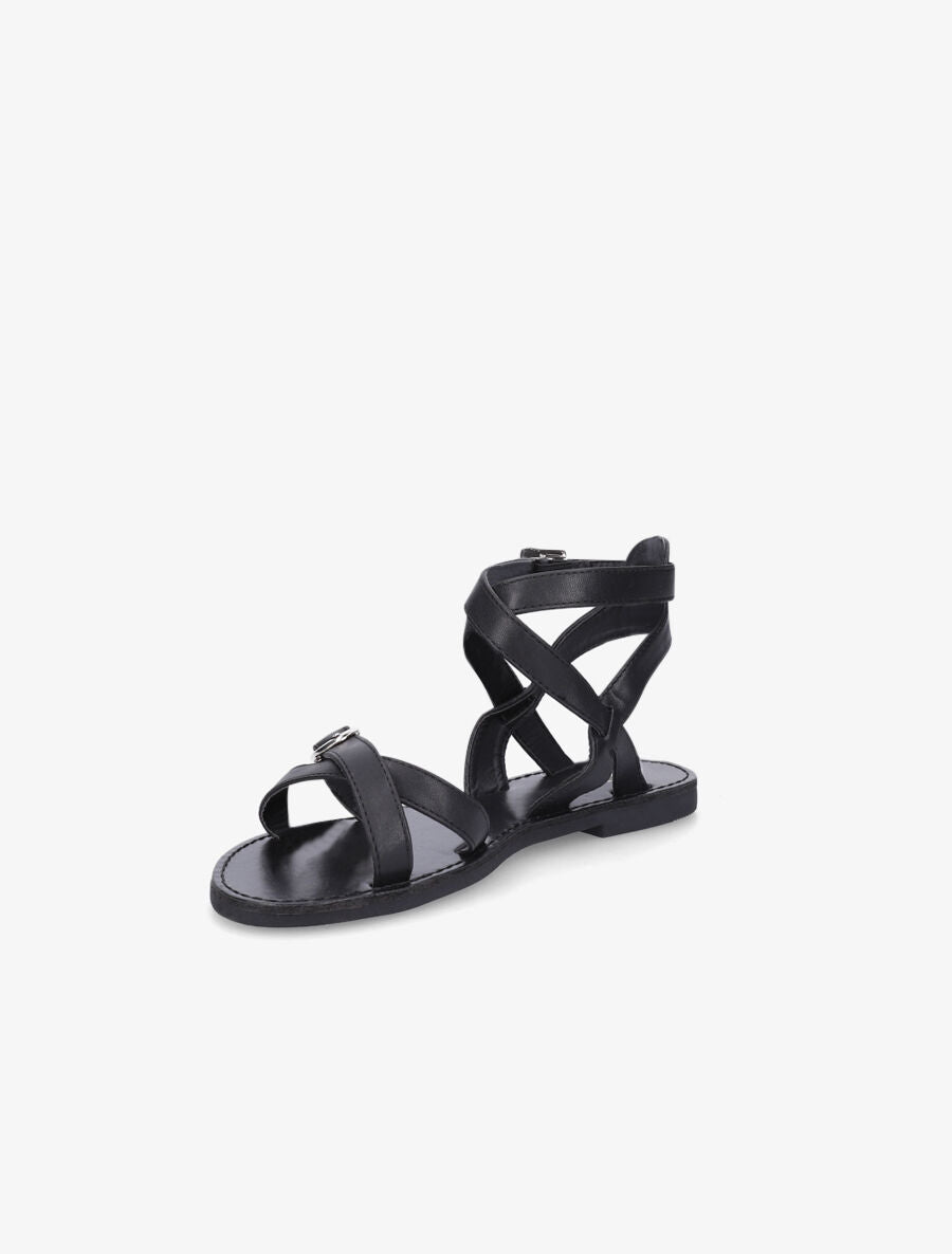 Nu-pieds à boucles - Noir - 3