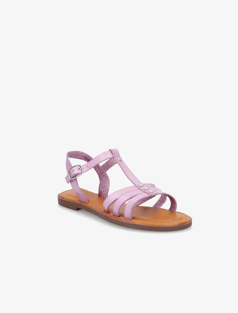 Nu-pieds classiques en simili - Lilas - 2