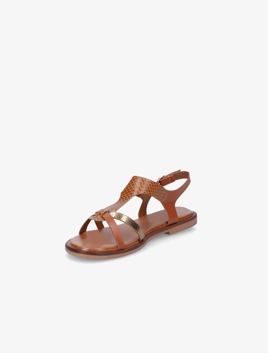 Nu-pieds en simili effet python - Camel - 3