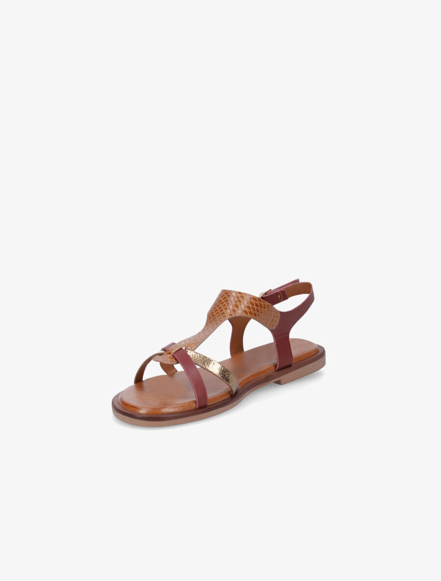 Nu-pieds en simili effet python - Bordeaux - 3